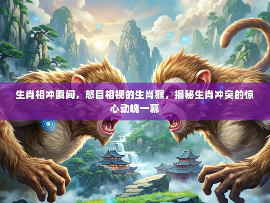 生肖相冲瞬间，怒目相视的生肖猴，揭秘生肖冲突的惊心动魄一幕