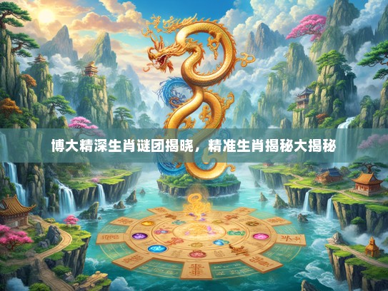 博大精深生肖谜团揭晓，精准生肖揭秘大揭秘