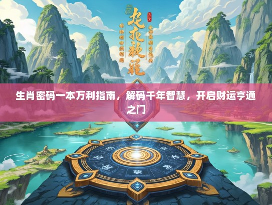 生肖密码一本万利指南,解码千年智慧,开启财运亨通之门 生肖密码一本万利指南,解码千年智慧,开启财运亨通之门