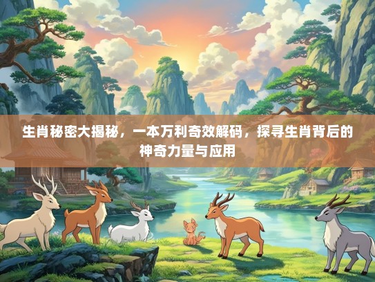 生肖秘密大揭秘，一本万利奇效解码，探寻生肖背后的神奇力量与应用