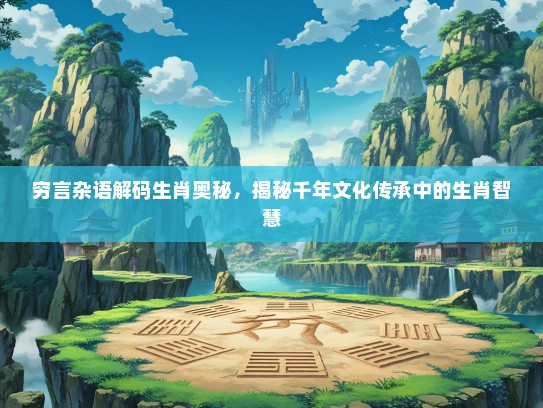 穷言杂语解码生肖奥秘,揭秘千年文化传承中的生肖智慧 穷言杂语解码生肖奥秘,揭秘千年文化传承中的生肖智慧