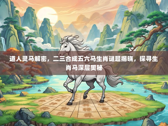 道人灵马解密,二三合成五六马生肖谜题揭晓,探寻生肖马深层奥秘 道人灵马解密,二三合成五六马生肖谜题揭晓,探寻生肖马深层奥秘