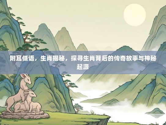 附耳低语,生肖揭秘,探寻生肖背后的传奇故事与神秘起源 附耳低语,生肖揭秘,探寻生肖背后的传奇故事与神秘起源