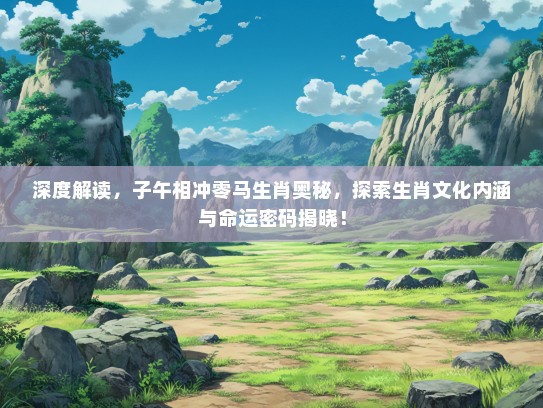 深度解读,子午相冲零马生肖奥秘,探索生肖文化内涵与命运密码揭晓! 深度解读,子午相冲零马生肖奥秘,探索生肖文化内涵与命运密码揭晓!