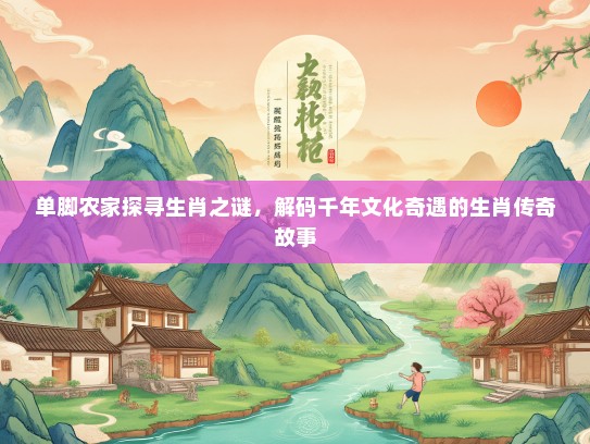 单脚农家探寻生肖之谜，解码千年文化奇遇的生肖传奇故事