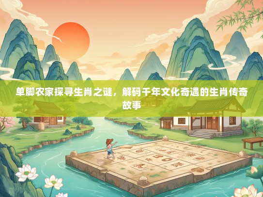单脚农家探寻生肖之谜，解码千年文化奇遇的生肖传奇故事