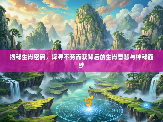 揭秘生肖密码,探寻不劳而获背后的生肖智慧与神秘面纱 揭秘生肖密码,探寻不劳而获背后的生肖智慧与神秘面纱