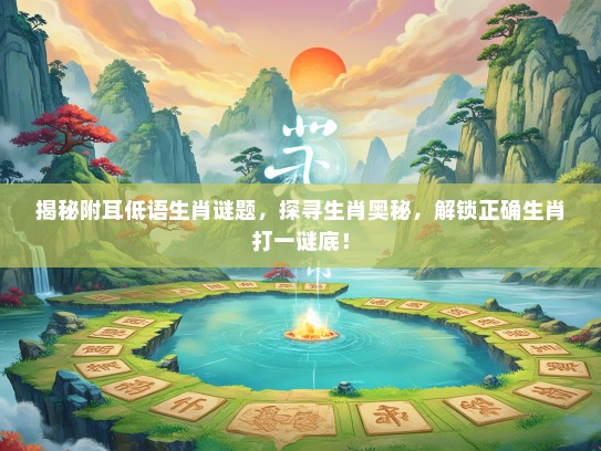 揭秘附耳低语生肖谜题，探寻生肖奥秘，解锁正确生肖打一谜底！