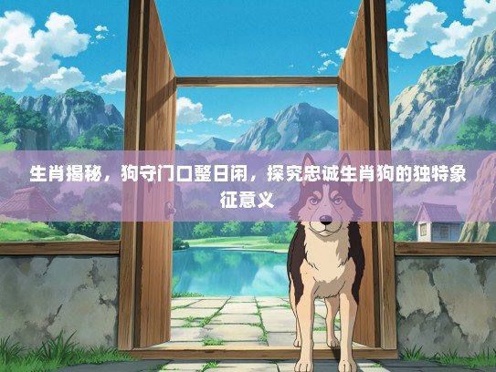 生肖揭秘，狗守门口整日闲，探究忠诚生肖狗的独特象征意义