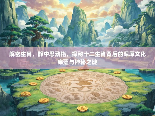 解密生肖，静中思动指，探秘十二生肖背后的深厚文化底蕴与神秘之谜