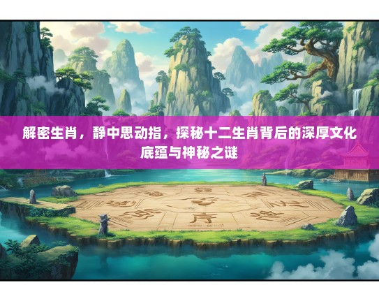 解密生肖，静中思动指，探秘十二生肖背后的深厚文化底蕴与神秘之谜