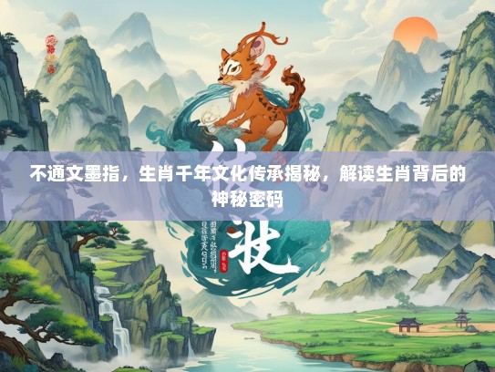 不通文墨指，生肖千年文化传承揭秘，解读生肖背后的神秘密码