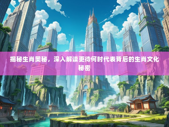 揭秘生肖奥秘，深入解读更待何时代表背后的生肖文化秘密