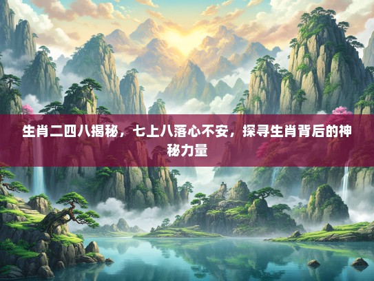 生肖二四八揭秘，七上八落心不安，探寻生肖背后的神秘力量