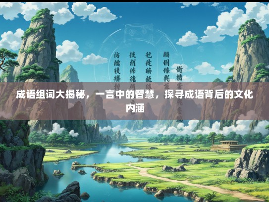 成语组词大揭秘，一言中的智慧，探寻成语背后的文化内涵