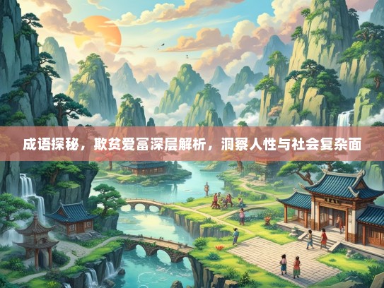 成语探秘，欺贫爱富深层解析，洞察人性与社会复杂面