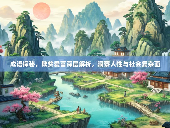 成语探秘，欺贫爱富深层解析，洞察人性与社会复杂面