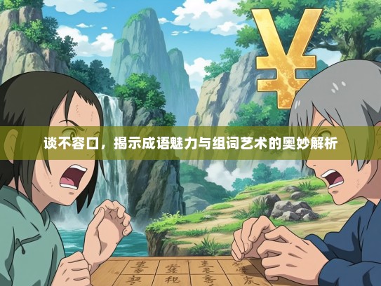 谈不容口，揭示成语魅力与组词艺术的奥妙解析