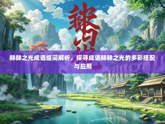 赫赫之光成语组词解析，探寻成语赫赫之光的多彩搭配与应用