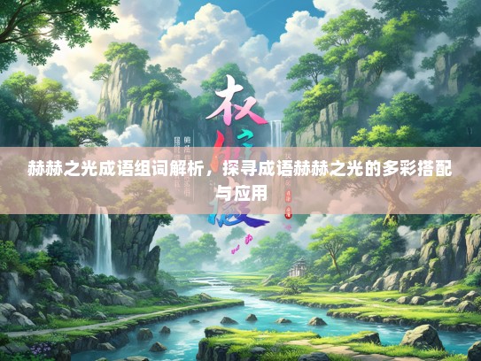 赫赫之光成语组词解析，探寻成语赫赫之光的多彩搭配与应用