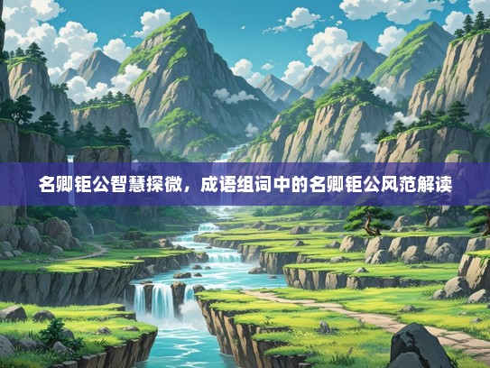 名卿钜公智慧探微，成语组词中的名卿钜公风范解读
