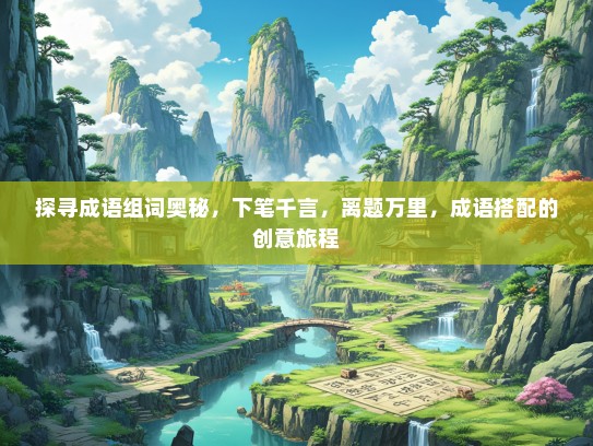 探寻成语组词奥秘，下笔千言，离题万里，成语搭配的创意旅程