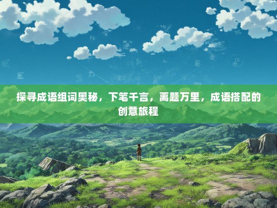 探寻成语组词奥秘，下笔千言，离题万里，成语搭配的创意旅程